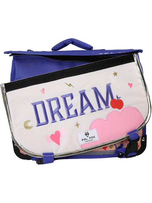 Cartera escolar niña 38 cm reversible 2 compartimentos POL FOX Dream rosa motivo gato y corazón - Kiabi Cartera escolar niña 38 cm reversible 2 compartimentos POL FOX Dream rosa motivo gato y corazón - Kiabi