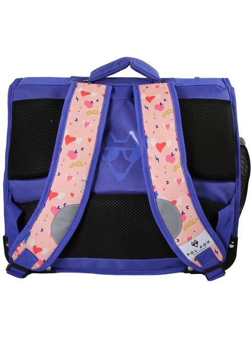 Cartera escolar niña 38 cm reversible 2 compartimentos POL FOX Dream rosa motivo gato y corazón - Kiabi Cartera escolar niña 38 cm reversible 2 compartimentos POL FOX Dream rosa motivo gato y corazón - Kiabi