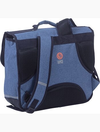 Cartera escolar niño 38 cm 2 compartimentos CAMPS azul