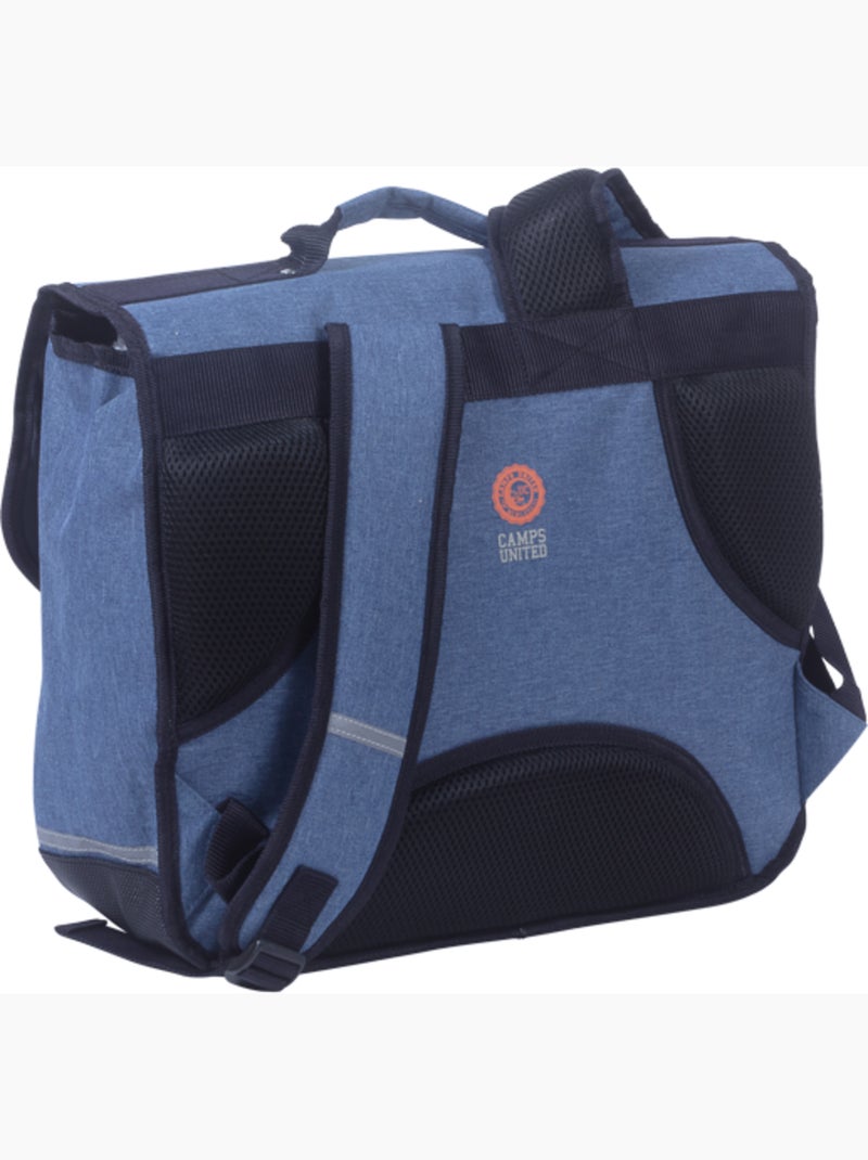 Cartera escolar niño 38 cm 2 compartimentos CAMPS azul Azul - Kiabi