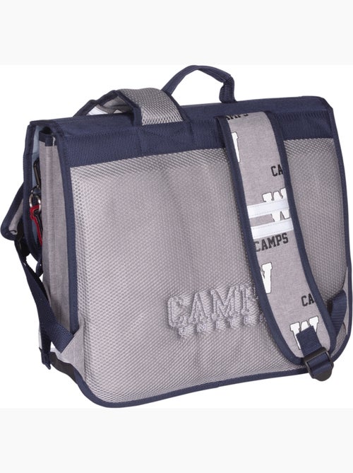 Cartera escolar niño 38 cm 2 compartimentos CAMPS gris azul - Kiabi Cartera escolar niño 38 cm 2 compartimentos CAMPS gris azul - Kiabi