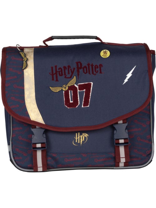 Cartera escolar niño 38 cm 2 compartimentos HARRY POTTER Quidditch azul burdeos - Kiabi Cartera escolar niño 38 cm 2 compartimentos HARRY POTTER Quidditch azul burdeos - Kiabi