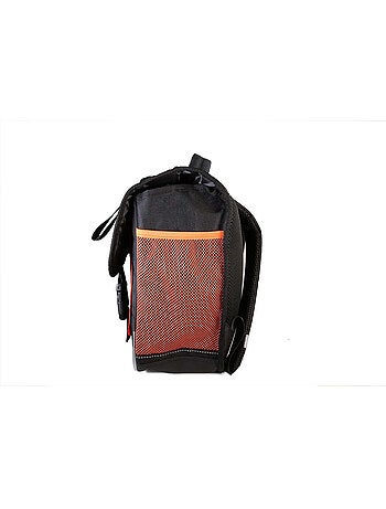 Cartera escolar niño 38 cm 2 compartimentos NBA negro naranja