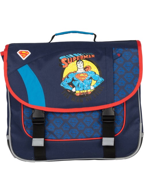 Cartera escolar niño 38 cm 2 compartimentos SUPERMAN azul rojo - Kiabi Cartera escolar niño 38 cm 2 compartimentos SUPERMAN azul rojo - Kiabi
