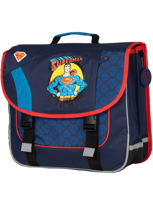 Cartera escolar niño 38 cm 2 compartimentos SUPERMAN azul rojo - Kiabi Cartera escolar niño 38 cm 2 compartimentos SUPERMAN azul rojo - Kiabi