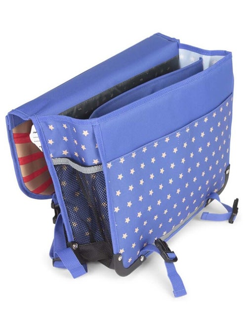 Cartera escolar niño 38 cm reversible 2 compartimentos POL FOX Catch azul motivo lucha libre - Kiabi Cartera escolar niño 38 cm reversible 2 compartimentos POL FOX Catch azul motivo lucha libre - Kiabi