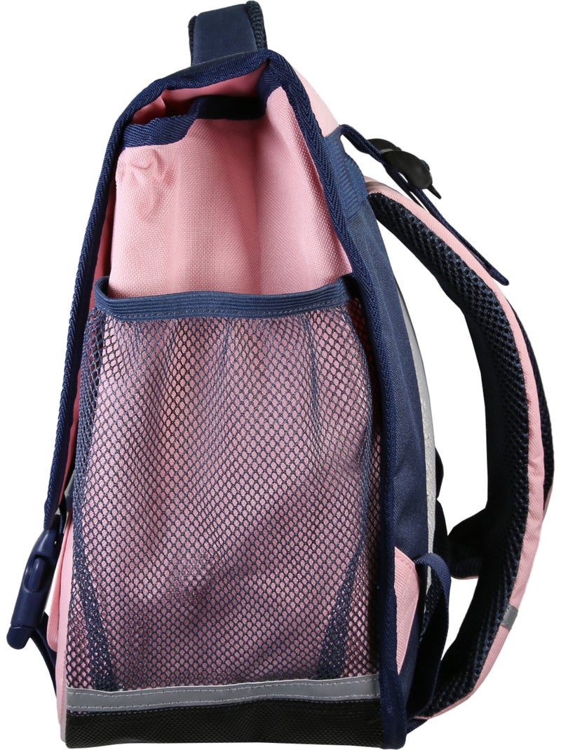 Cartera escolar para niña Phileas Cisne de 38 cm – 2 compartimentos – Azul y rosa Azul - Kiabi
