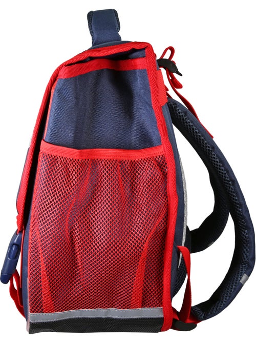Cartera escolar para niño Phileas Coche de 38 cm – 2 compartimentos – Azul y rojo - Kiabi Cartera escolar para niño Phileas Coche de 38 cm – 2 compartimentos – Azul y rojo - Kiabi