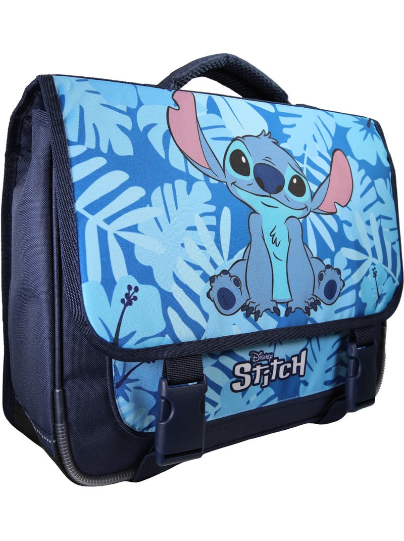Cartera escolar para niño Stitch de 38 cm – 2 compartimentos – Azul Azul - Kiabi