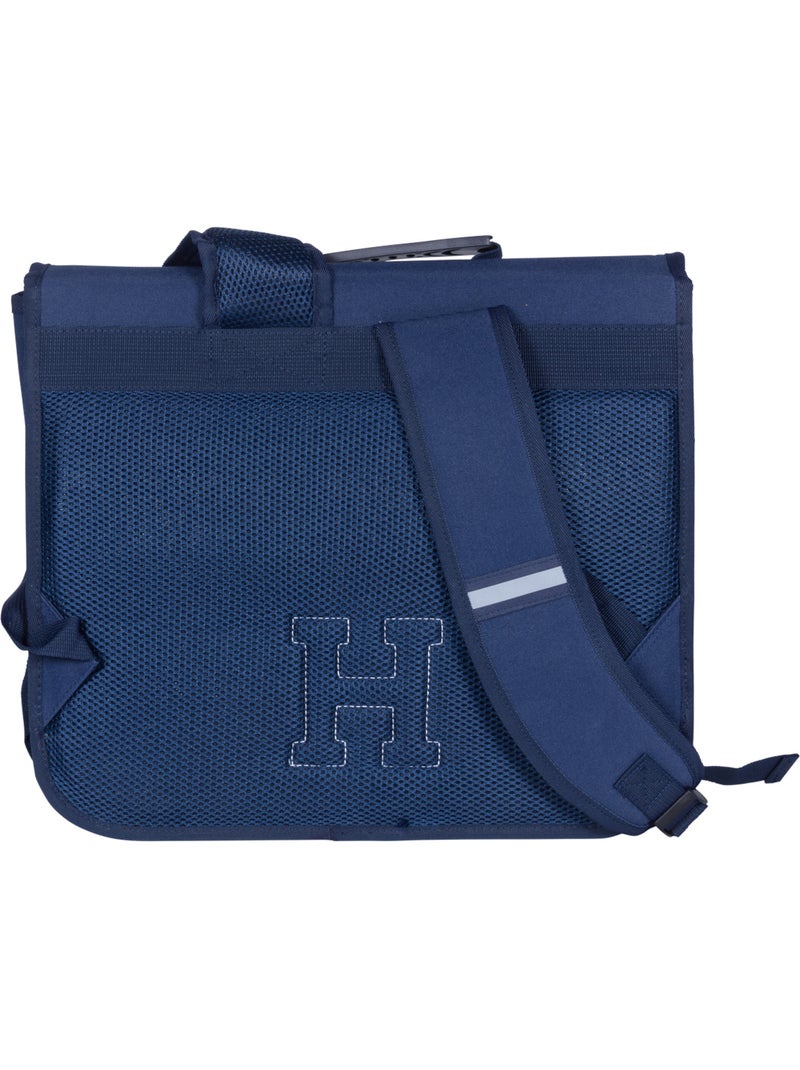 Cartera escolar primaria 38 cm 2 compartimentos HARVARD UNIVERSITY azul marino Azul marino - Kiabi