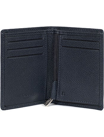 Cartera europea - 1 compartimento - Detención RFID - Cuero de vaca CONFORT