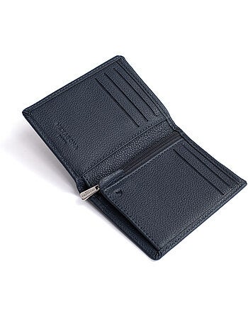 Cartera europea - 1 compartimento - Detención RFID - Cuero de vaca CONFORT