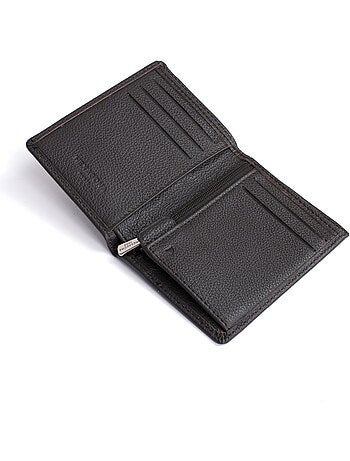 Cartera europea - 1 compartimento - detención rfid - cuero de vaca confort hexagona