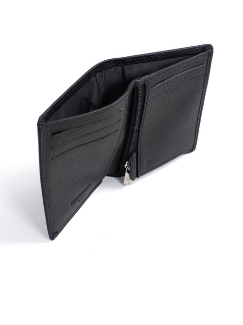 Cartera europea - 1 compartimento - detención rfid - cuero de vaca confort hexagona - Kiabi