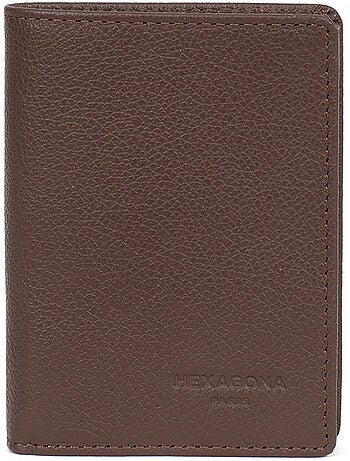 Cartera europea - 1 compartimento - Detención RFID - Cuero de vaca CONFORT