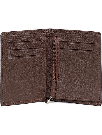 Cartera europea - 1 compartimento - Detención RFID - Cuero de vaca CONFORT