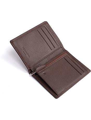 Cartera europea - 1 compartimento - Detención RFID - Cuero de vaca CONFORT
