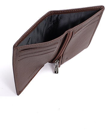 Cartera europea - 1 compartimento - Detención RFID - Cuero de vaca CONFORT