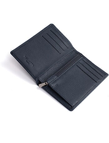 Cartera europea - 1 compartimento - Detener RFID - Cuero de vaca CONFORT