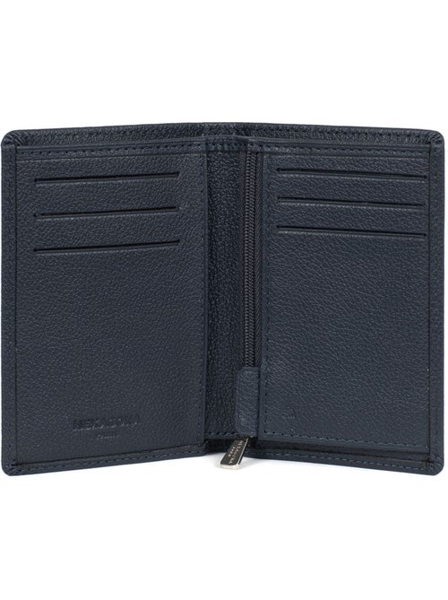 Cartera europea - 1 compartimento - detener rfid - cuero de vaca confort hexagona - Kiabi