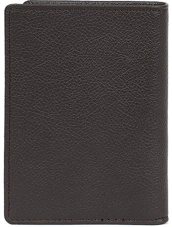Cartera europea - 1 compartimento - detener rfid - cuero de vaca confort hexagona