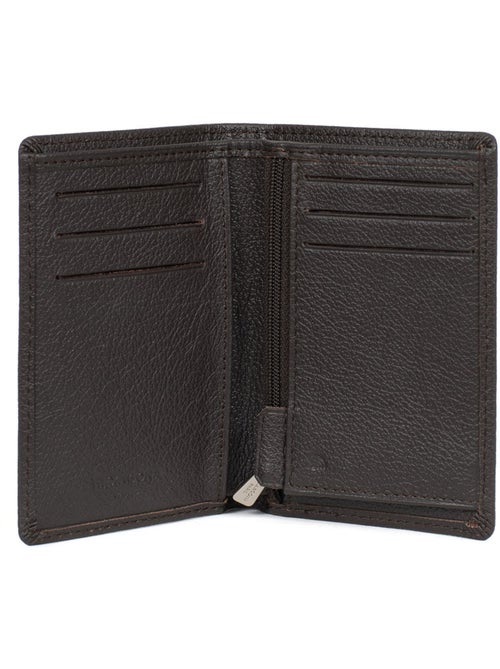 Cartera europea - 1 compartimento - detener rfid - cuero de vaca confort hexagona - Kiabi