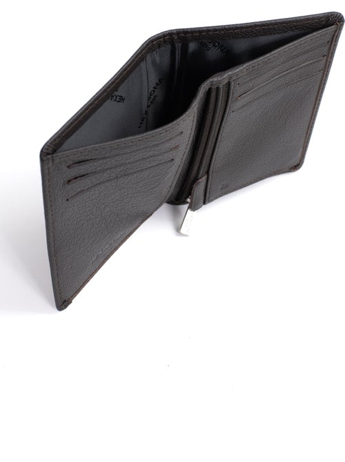 Cartera europea - 1 compartimento - detener rfid - cuero de vaca confort hexagona - Kiabi