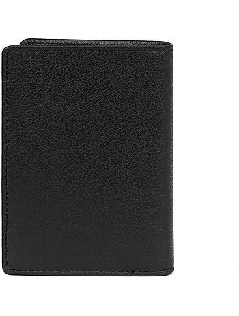 Cartera europea - 1 compartimento - detener rfid - cuero de vaca confort hexagona