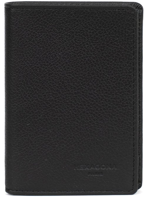 Cartera europea - 1 compartimento - detener rfid - cuero de vaca confort hexagona - Kiabi