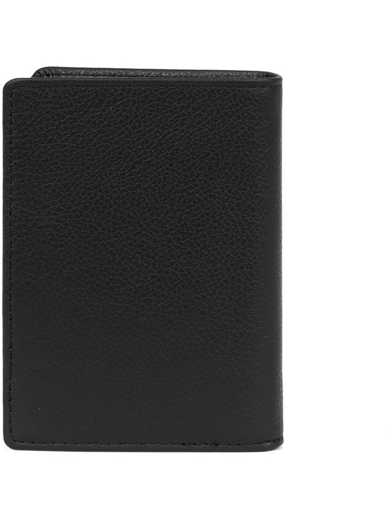 Cartera europea - 1 compartimento - detener rfid - cuero de vaca confort hexagona Negro - Kiabi