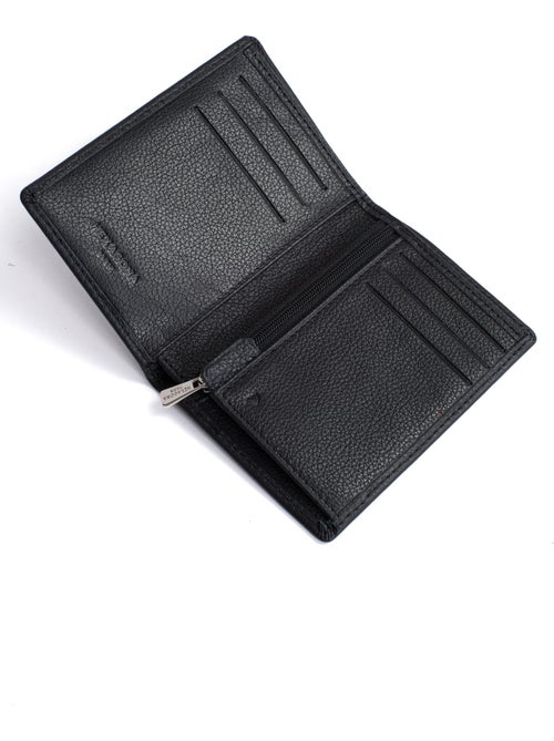 Cartera europea - 1 compartimento - detener rfid - cuero de vaca confort hexagona - Kiabi