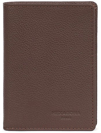 Cartera europea - 1 compartimento - Detener RFID - Cuero de vaca CONFORT