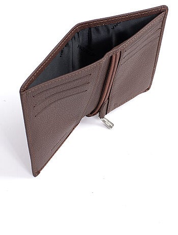 Cartera europea - 1 compartimento - Detener RFID - Cuero de vaca CONFORT