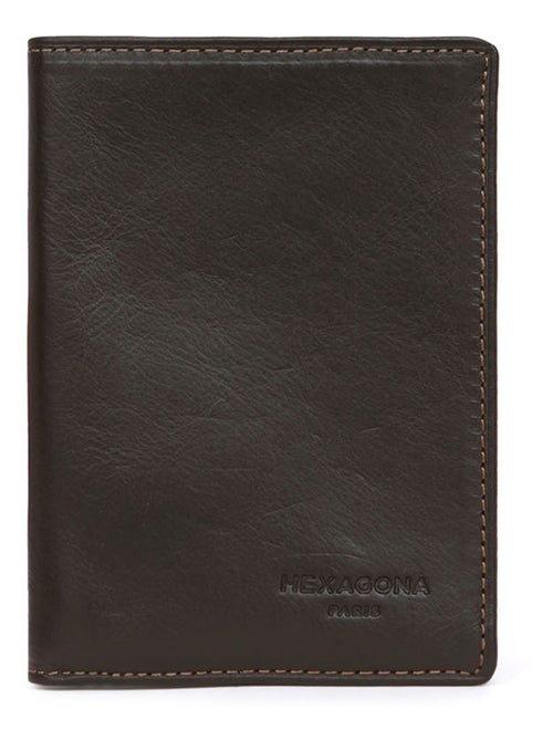 Cartera europea - 1 pliegue - cuero félin hexagona - Kiabi