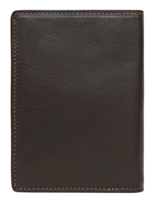 Cartera europea - 1 pliegue - cuero félin hexagona - Kiabi