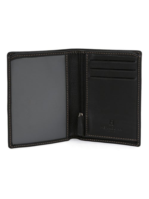 Cartera europea - 1 pliegue - cuero félin hexagona - Kiabi