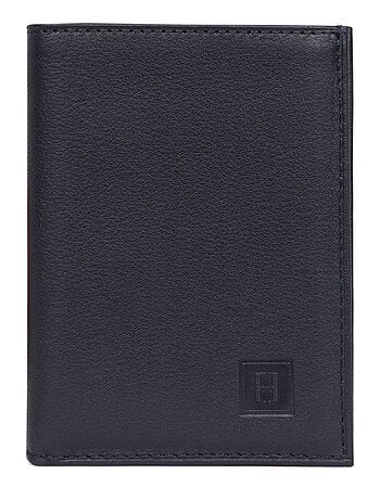 Cartera europea - 1 pliegue - cuero soft hexagona
