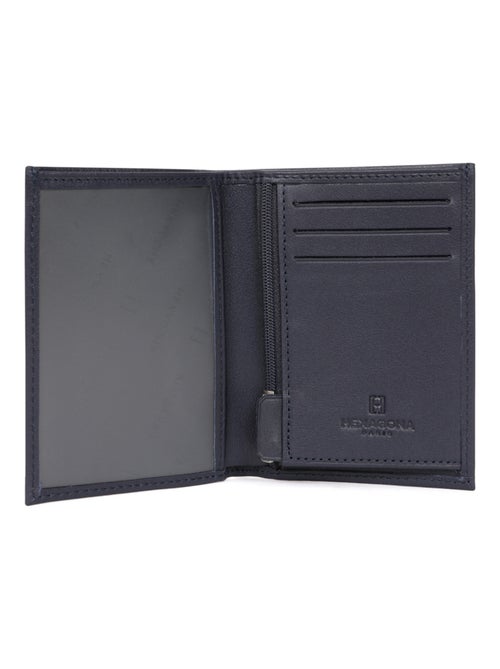 Cartera europea - 1 pliegue - cuero soft hexagona - Kiabi