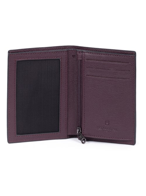 Cartera europea - 1 pliegue - Detener RFID - Cuero DANDY - Kiabi