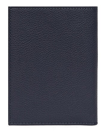 Cartera europea - 2 pliegues - cuero confort hexagona