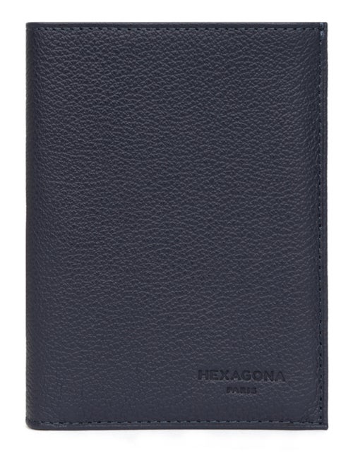 Cartera europea - 2 pliegues - cuero confort hexagona - Kiabi