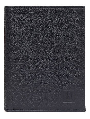 Cartera europea - 2 pliegues - cuero confort hexagona