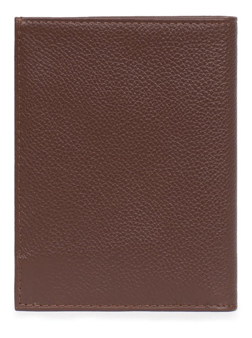 Cartera europea - 2 pliegues - cuero confort hexagona - Kiabi