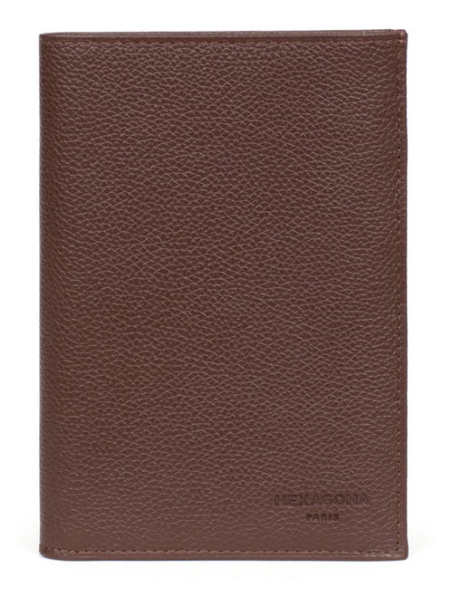 Cartera europea - 2 pliegues - cuero confort hexagona - Kiabi
