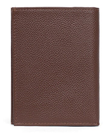 Cartera europea - 2 pliegues - cuero confort hexagona