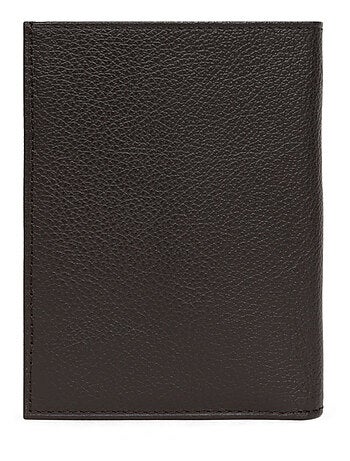 Cartera europea - 2 pliegues - cuero confort hexagona