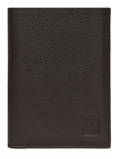 Cartera europea - 2 pliegues - cuero confort hexagona - Kiabi