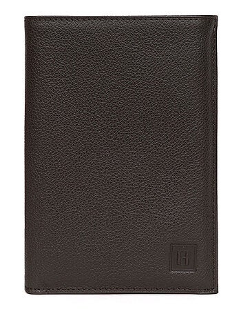 Cartera europea - 2 pliegues - cuero confort hexagona