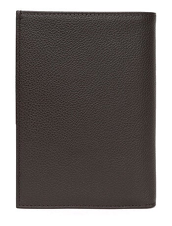 Cartera europea - 2 pliegues - cuero confort hexagona