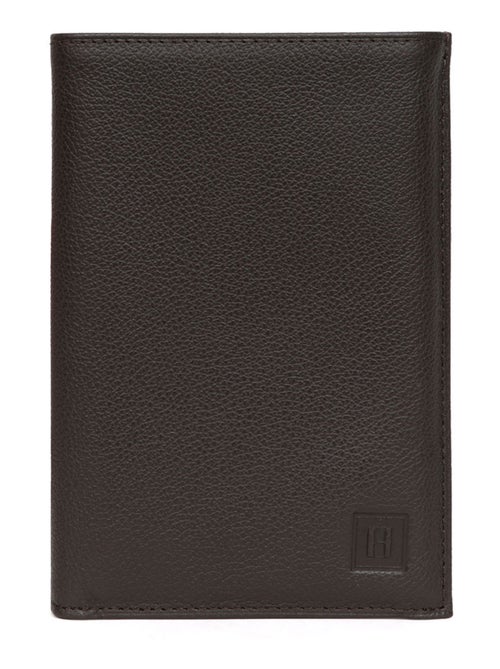 Cartera europea - 2 pliegues - cuero confort hexagona - Kiabi